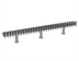 Thumbnail image #1 for Krowne Double T-Head 30-Faucet Glycol-Cooled Beer Tower, 90-Inch Box, Brushed Stainless Steel