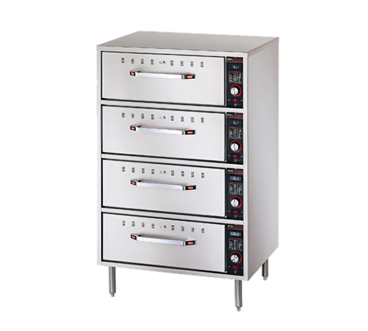 Product image #1 for Hatco HDW-4 Freestanding Standard-Width Four-Drawer Warming Drawer