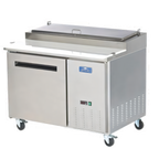 Thumbnail image #1 for Arctic Air APP48R 47.5-Inch One-Section Refrigerated Pizza Prep Table, 12 Cu. Ft., Stainless Steel, 1 Door