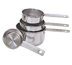 Thumbnail image #1 for 4-Piece Stainless Steel Measuring Cup Set with 1/4, 1/3, 1/2, and 1 Cup Sizes