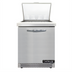 Thumbnail image #1 for Continental Mighty Top 27-1/2-Inch Front-Breathing Sandwich Prep Refrigerator with Solid Door, 12-Pan, 7.4 Cu. Ft.
