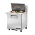 Thumbnail image #1 for True Mfg. - General Foodservice TSSU-27-12M-B-HC Refrigerated Prep Tables