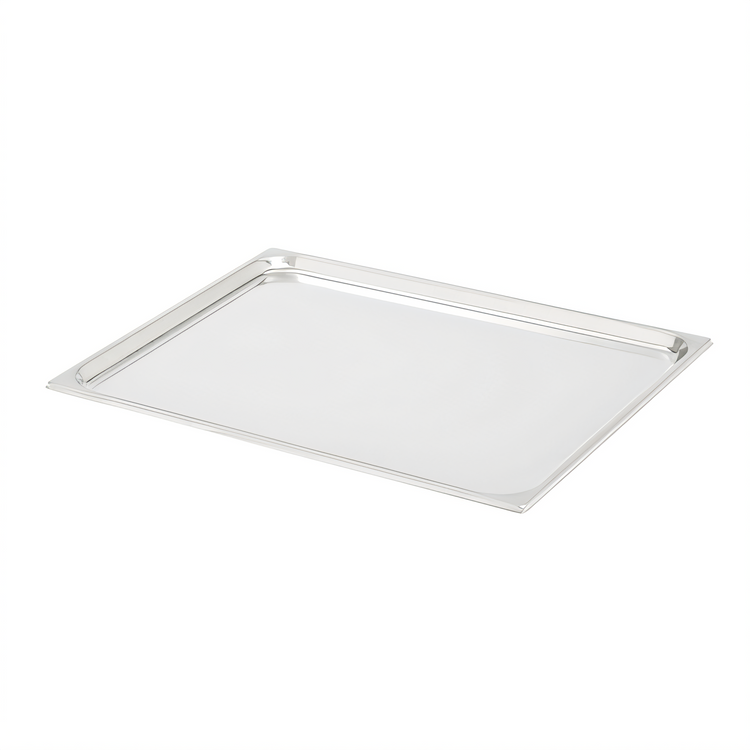 Product image #1 for Vollrath 2/1 GN Solid Food Pan, 3/4 Inch Deep, 22 Gauge Stainless Steel