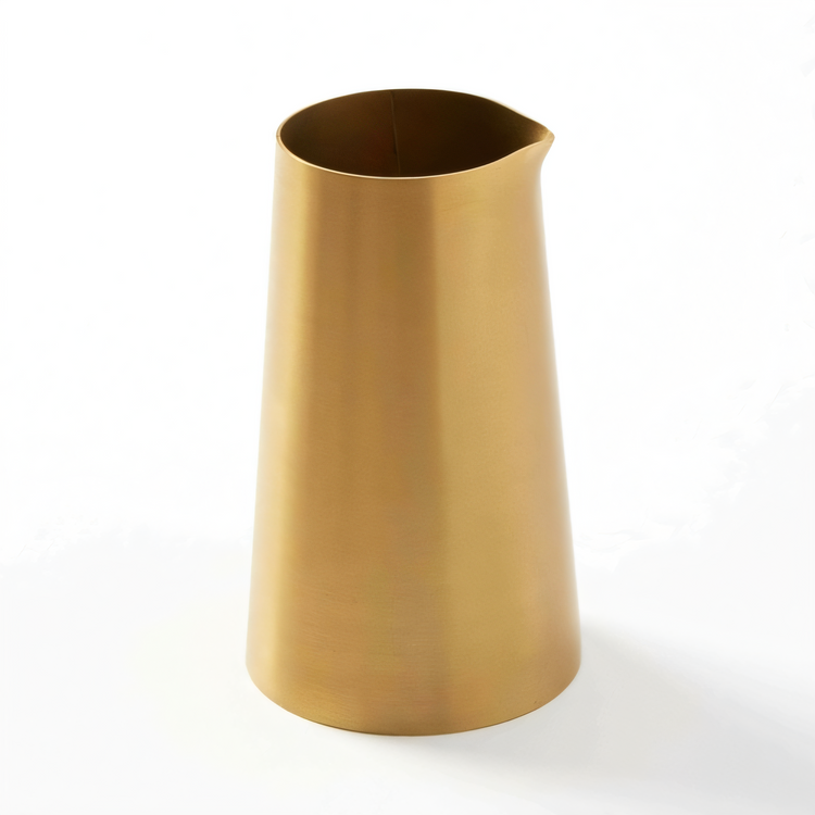 Product image #1 for Evolution Handleless Stainless Steel Creamer, 4.5 oz, Satin Gold Finish
