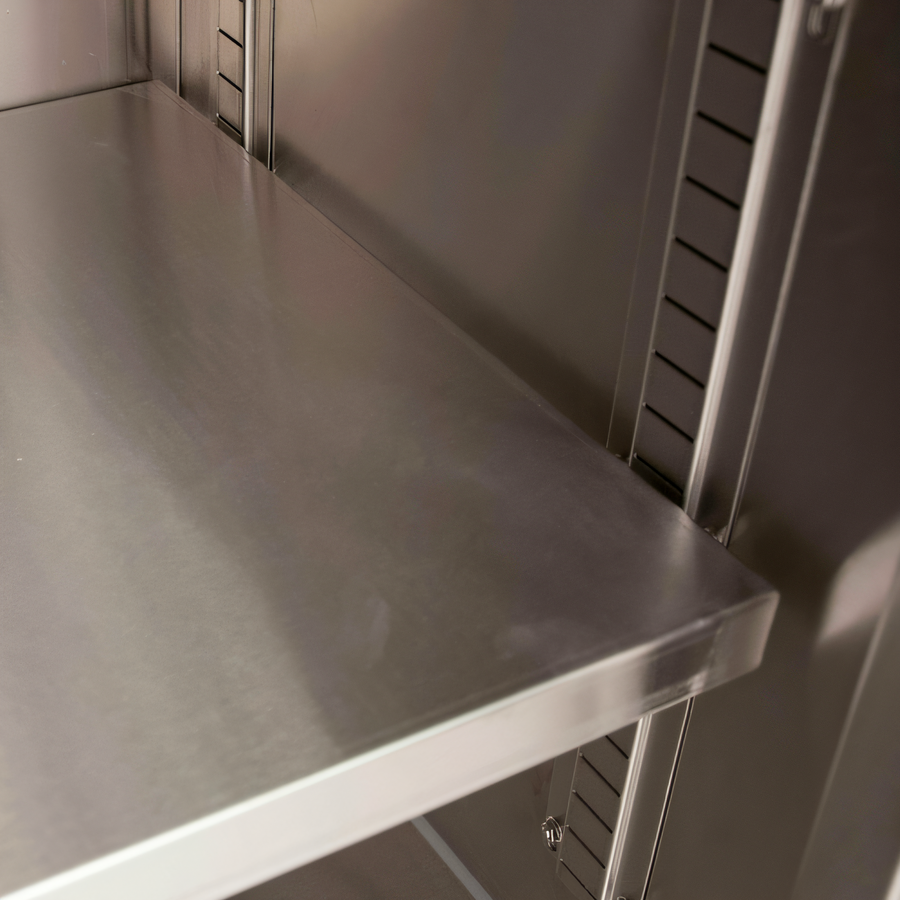 Product image #1 for BK Resources Adjustable Stainless Steel Shelf for BkwCH-1530 Wall Cabinet