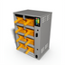 Thumbnail image #1 for Duke ReadyFlex™ RFHU-42-4 8-Compartment Countertop Hot Holding Cabinet