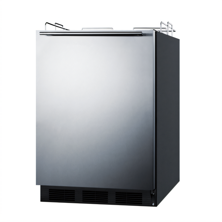 Product image #1 for Summit Commercial ADA Counter Height Draft Beer Dispenser, 5.5 Cu. Ft., 2 x 1/6 Keg Capacity, Stainless Steel Door