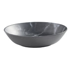 Thumbnail image #1 for American Metalcraft MCB36GM 36 oz Round Melamine Bowl, 8-3/4 in. Diameter x 2 in. H, Matte Marble Gray Case of 48