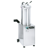 Trento 48 lb Automatic Vertical Hydraulic Piston Sausage Stuffer with Fixed Barrel