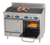 Thumbnail image #1 for Comstock-Castle 48-Inch Gas Char-Broiler Range with 2 Space-Saver Ovens