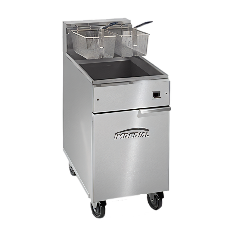 Product image #1 for Imperial 75 lb. Electric Floor Model Fryer with Immersed Elements
