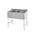 Thumbnail image #1 for Sapphire Manufacturing Three Compartment Stainless Steel Underbar Bar Sink, No Drain Board