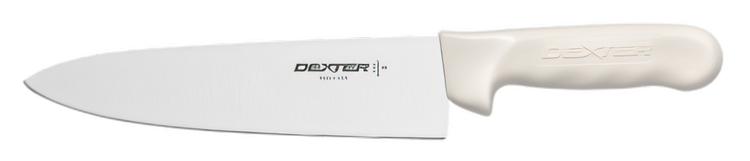 Product image #2 for Dexter Russell Sani-Safe 8-Inch Stamped Chef's Knife with White Polypropylene Handle