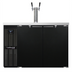 Thumbnail image #1 for Continental Refrigerator KC50N 50-Inch 2-Keg Capacity Black Front Breathing Keg Cooler