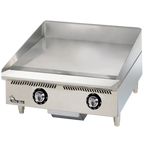 Thumbnail image #1 for Star (Middleby) Ultra-Max 824TCHSA 24-Inch Countertop Gas Griddle with Chrome-Plated 24 x 24-Inch Surface and Mechanical Thermostats