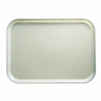 Thumbnail image #2 for Cambro Camtray® 915101 Rectangular Fiberglass Cafeteria Tray, 8-3/4 x 15 Inches, Antique Parchment Case of 12