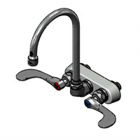 T&S Brass Low-Lead Wall-Mount Workboard Mixing Faucet, 4
