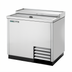 Thumbnail image #1 for True 36 3/4 Inch Deep Well Horizontal Bottle Cooler with Solid Slide Lid, Stainless Steel, 11-Case Bottle / 14.5-Case Can Capacity