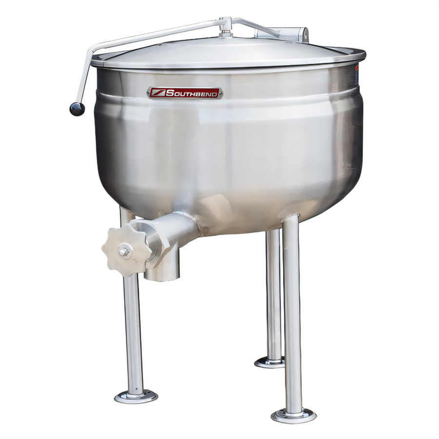Product image #1 for Southbend Steam KDLS-40F 40 Gallon Direct Steam Full Jacket Tri-Leg Steam Kettle