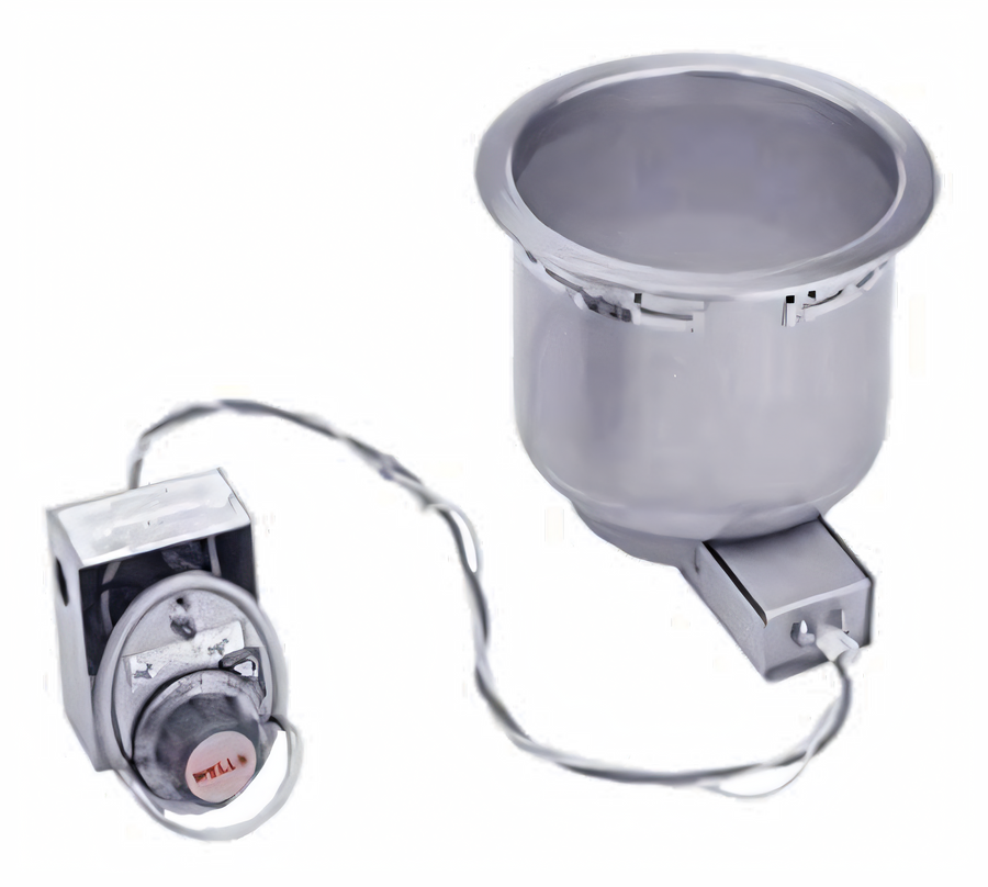 Product image #1 for Wells SS8TD 7-Quart Round Top-Mount Drop-In Electric Food Warmer with Thermostatic Control and Drain