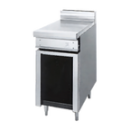Thumbnail image #1 for Jade Range (Middleby) Titan JTPR-18 18-Inch Open Stainless Steel Spreader Cabinet Base with Adjustable Legs