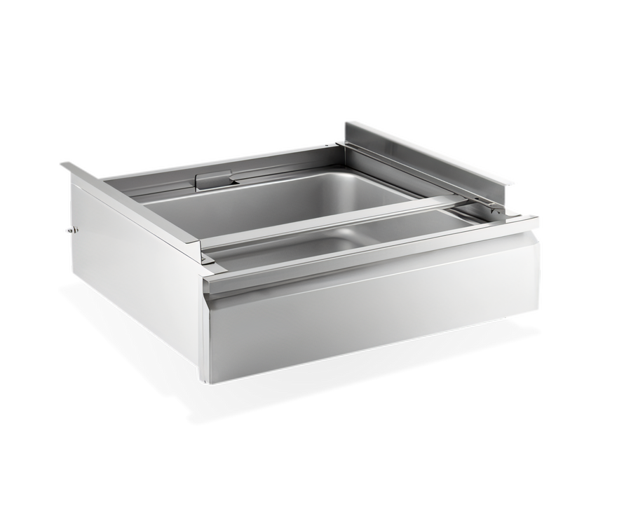 Product image #1 for Steel Works Stainless 19-1/2" x 24" x 7" Stainless Steel Work Table Drawer with Roller Bearing Slides