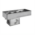 Thumbnail image #1 for Atlas Metal RMX-3 Remote Refrigerated 3-Pan Full-Size Cold Well Drop-In Unit, 3-Inch Recessed Top