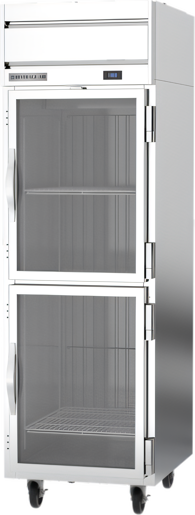 Product image #1 for Beverage-Air Horizon Series One-Section Half-Glass Door Reach-In Freezer, 21.06 Cu. Ft., Top-Mounted Self-Contained