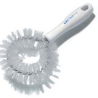Thumbnail image #1 for CFS Brands Sparta® 4016402 9-1/2-Inch Vegetable Brush with Straight Handle and Firm Polyester Bristles, White Case of 12
