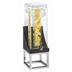 Thumbnail image #1 for Cal-Mil Cinderwood 3-Gallon Square Beverage Dispenser with Ice Chamber and Drip Tray