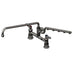 Thumbnail image #1 for EverSteel ULTRARINSE Stainless Steel 8-Inch Deck Mount Mixing Faucet with 18-Inch Swing Nozzle and 1.5 GPM Spray Arm