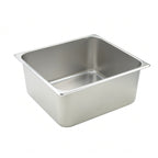 Thumbnail image #1 for Winco SPTT6 2/3-Size 6-Inch Deep Solid Steam Table Pan, 25-Gauge 18/8 Stainless Steel Case of 12