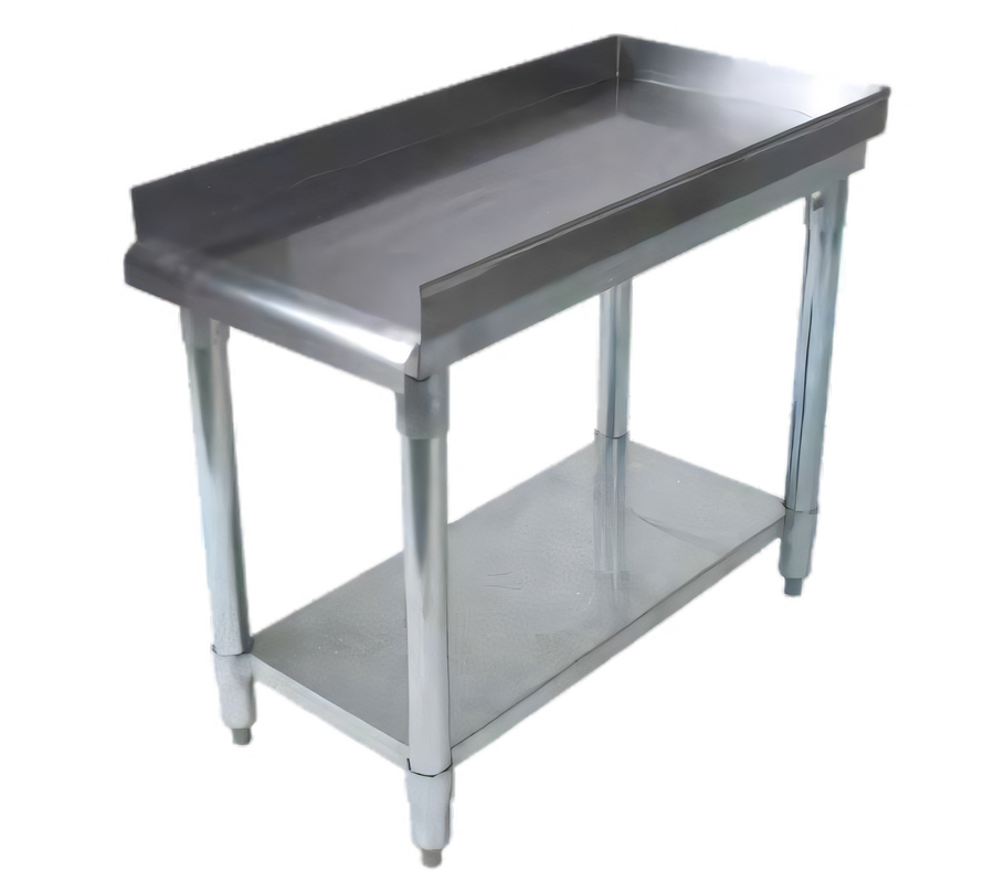 Product image #1 for BK Resources VETS-1830 Stainless Steel Equipment Stand with Galvanized Legs & Undershelf, 19 x 30 x 26 in.