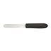 Thumbnail image #1 for Winco Black Handle Bakery Spatula with 4 Inch x 3/4 Inch Stainless Steel Blade