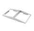 Thumbnail image #1 for Vollrath Double Angled Adapter Plate for Two Half-Size Pans, Stainless Steel