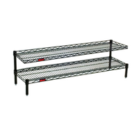 QuadTruss 2-Tier Front Case Cantilevered Wire Merchandise Shelving Unit, 30