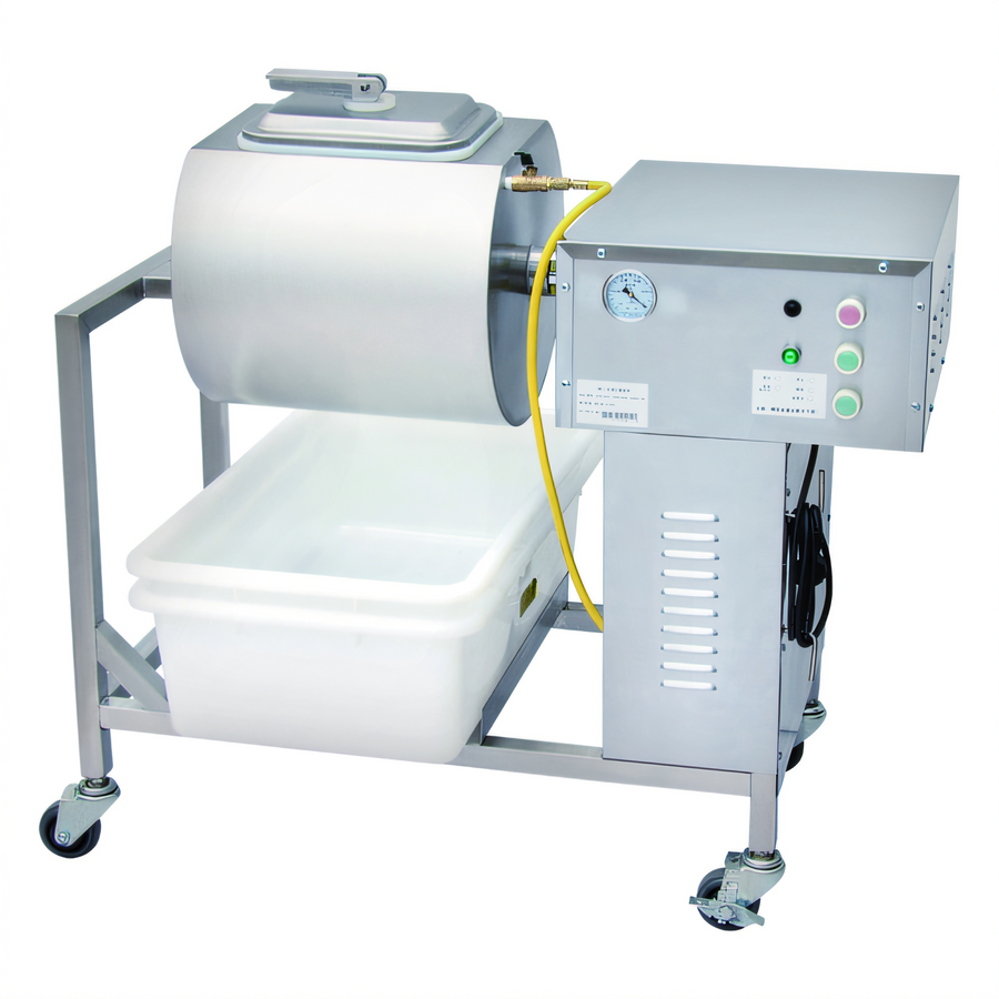 Product image #1 for Omcan Floor Model Electric Vacuum Meat Marinator, 5-10 kg Capacity, 30-Minute Cycle, Stainless Steel