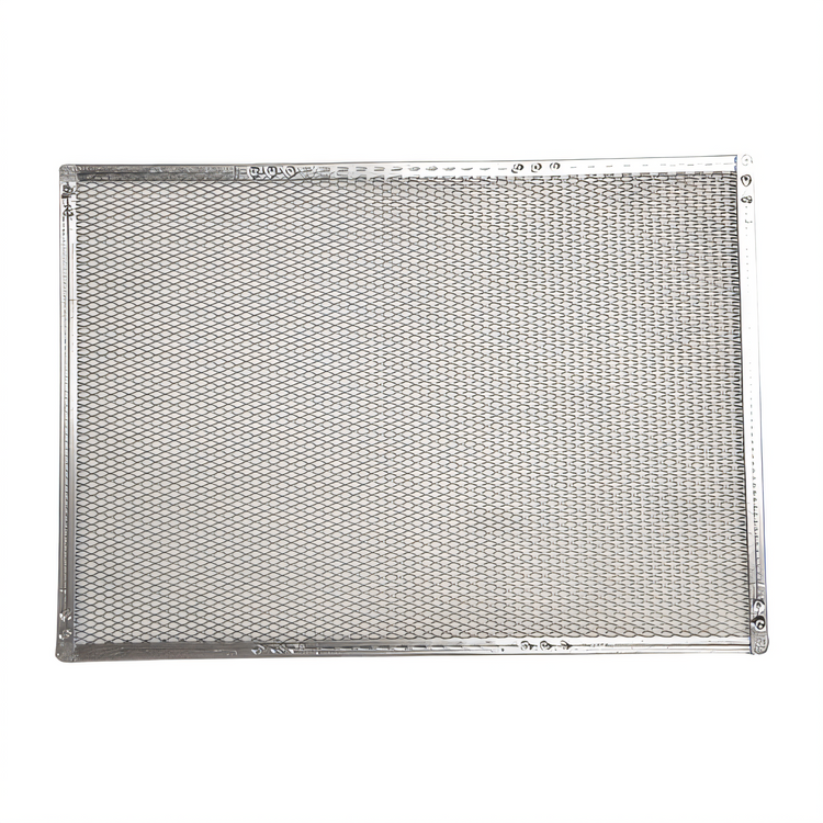 Product image #1 for Rectangular Crimped Aluminum Pizza Screen, 12 x 16 Inches