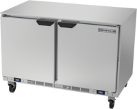 Beverage-Air Two-Section Undercounter Freezer/Refrigerator, 48-Inch Wide, Left Freezer / Right Refrigerator