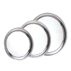 Thumbnail image #1 for American Metalcraft Royal Touch SST10 Round Stainless Steel Serving Tray, 10-Inch Diameter, 1/2-Inch Height Case of 24