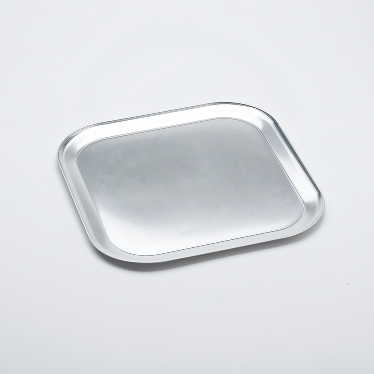 Product image #1 for American Metalcraft 12-Inch Square Thin Pizza Pan, Solid, Wide Rim, 18-Gauge Aluminum