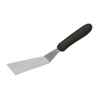 Thumbnail image #1 for Winco TKP-50 Offset Grill Spatula, 4-1/4 x 2-3/16 Inch Stainless Steel Satin-Finish Blade, Black Polypropylene Handle Case of 72