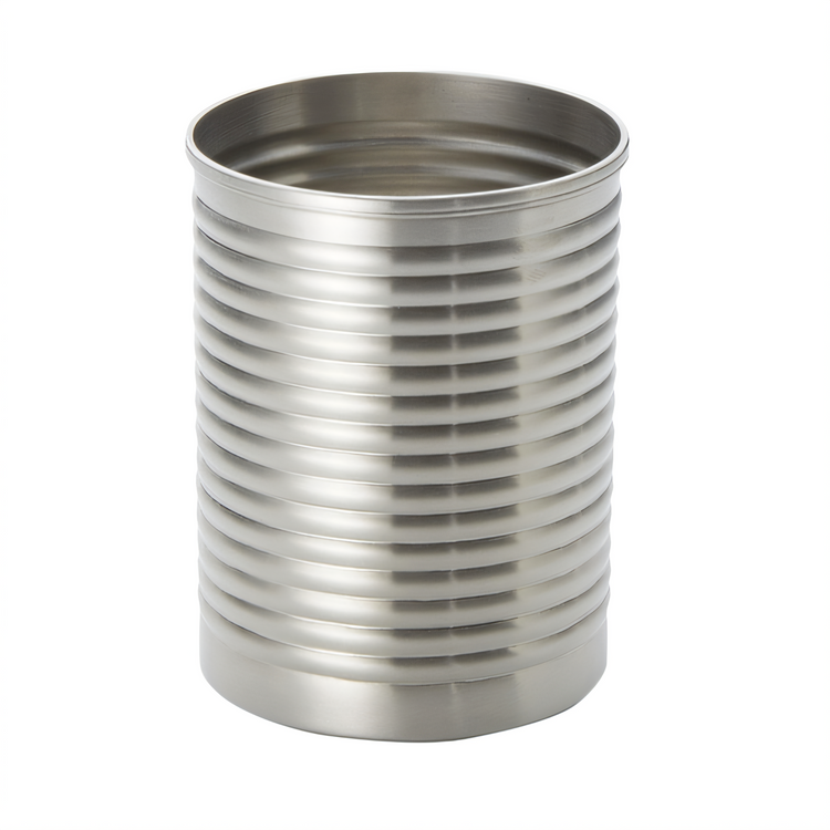 Product image #1 for American Metalcraft 12 oz. Stainless Steel Cylindrical Multi-Ring Fry Can, Silver