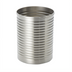Thumbnail image #1 for American Metalcraft 12 oz. Stainless Steel Cylindrical Multi-Ring Fry Can, Silver