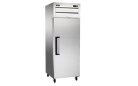 Omcan USA 21.5 Cu. Ft. One-Section Top Mount Reach-In Refrigerator with Solid Door