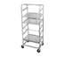 Thumbnail image #2 for Channel Manufacturing Aluminum Slanted Display Rack / Lug Rack, 7-Tray Capacity, 29.5