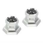 Thumbnail image #1 for Krowne DX-100 Faucet Mounting Coupling Flanges, Eccentric, 1/2 in. NPT Female Inlet, Includes Nipples and Rubber Washers