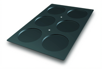Silikomart 6-Cavity 6.3-Inch Silicone Disc Pastry Mold