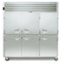 Thumbnail image #1 for Dealer's Choice 3-Section Reach-In Freezer with Half-Height Solid Doors