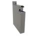 Thumbnail image #1 for Extra Deep Underbar Stainless Steel Soda Gun Holder with Integral Drip Pan
